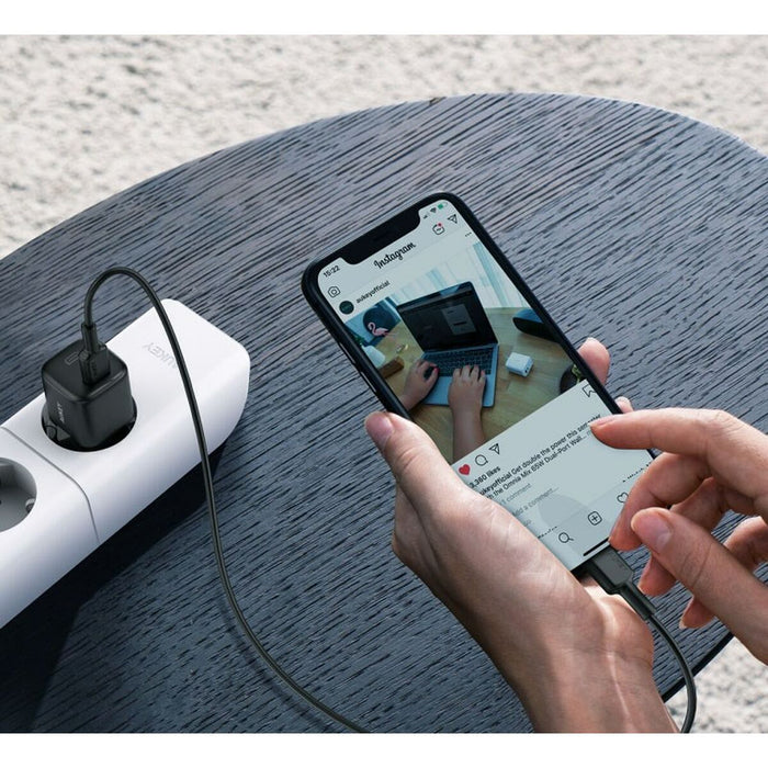 Încărcător de Perete Aukey PA-B1 Black Negru 20 W (1 Unități)