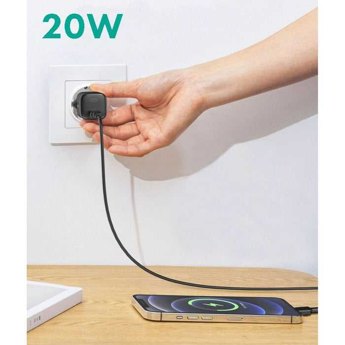 Încărcător de Perete Aukey PA-B1 Black Negru 20 W (1 Unități)