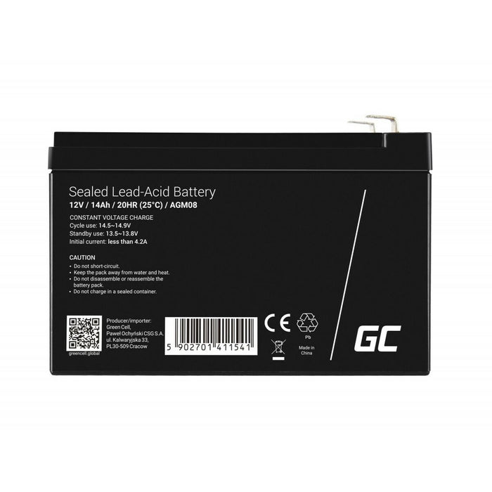Baterie pentru Sistem de Alimentare Neîntreruptă Green Cell AGM08 1400 mAh 12 V