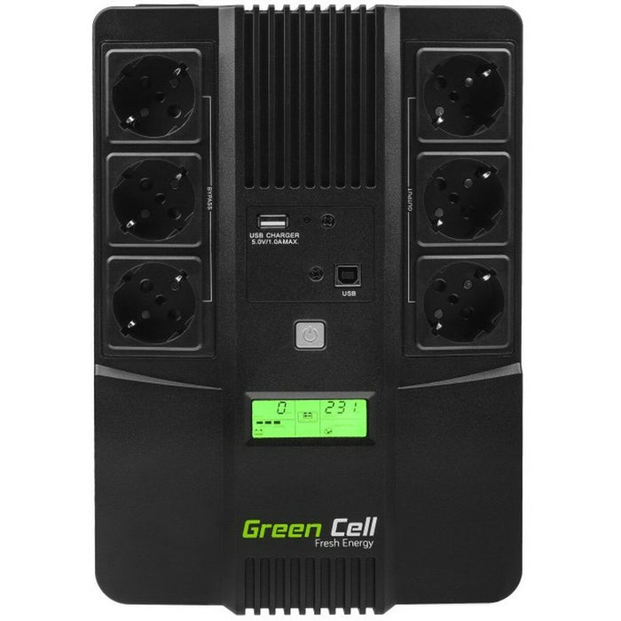 Sistem de Alimentare Neîntreruptă Interactiv Green Cell UPS06 360 W