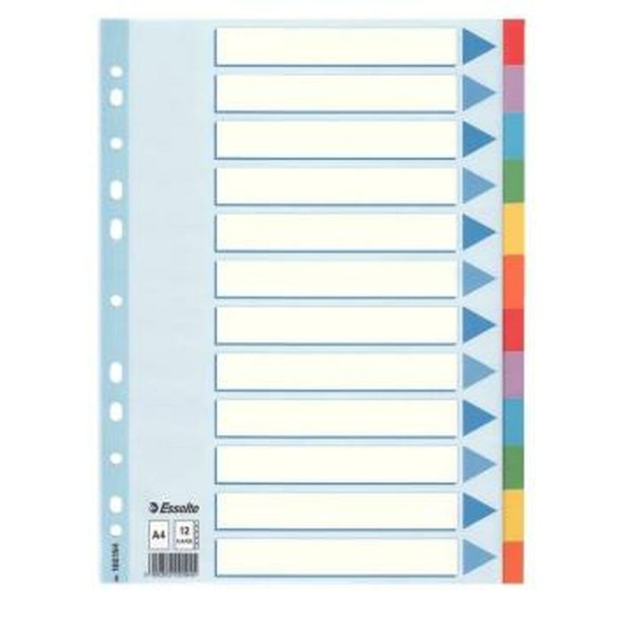 Separatoare Esselte   Multicolor A4 (10 Unități)