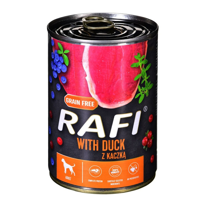 Hrană umedă Dolina Noteci Rafi Afine Rață 400 g