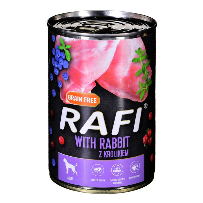 Hrană umedă Dolina Noteci Rafi Afine Iepure 400 g