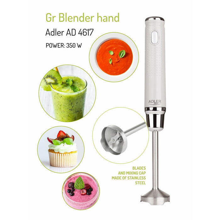 Mixer Manual Adler 4617 Alb Gri 350 W