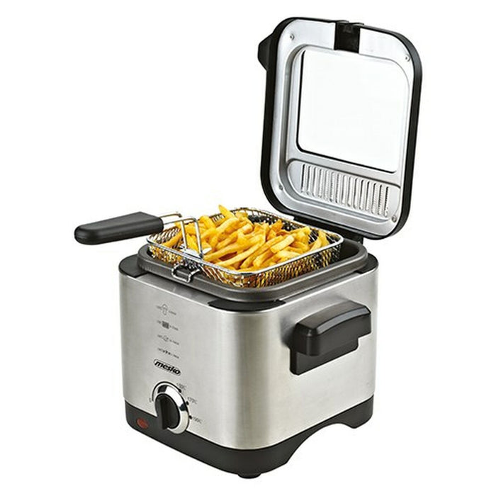 Friteuză Mesko MS 4910 Negru Argintiu 900 W 1,5 L