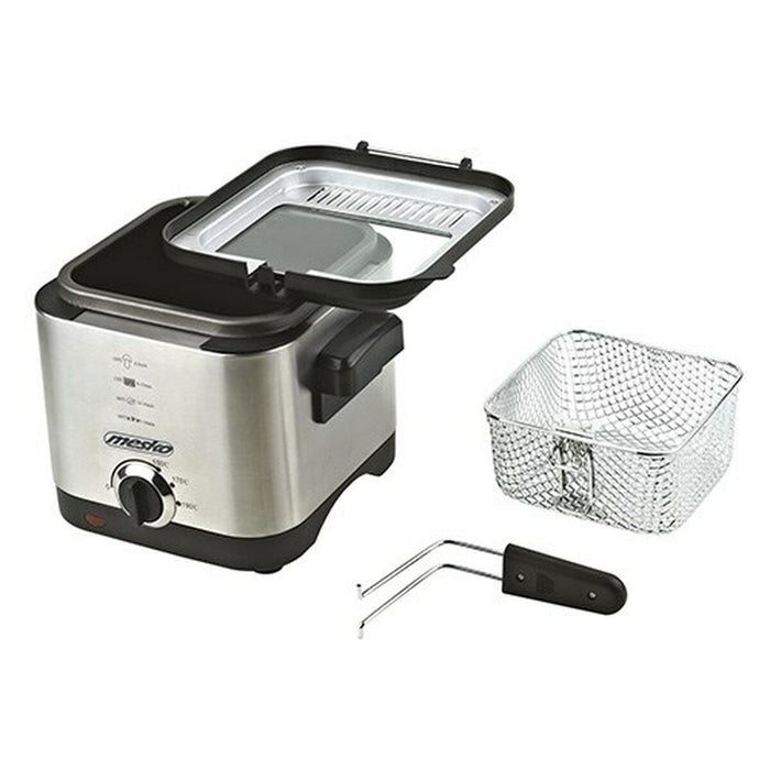 Friteuză Mesko MS 4910 Negru Argintiu 900 W 1,5 L