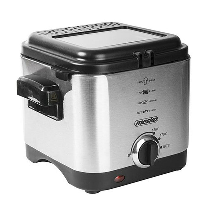 Friteuză Mesko MS 4910 Negru Argintiu 900 W 1,5 L