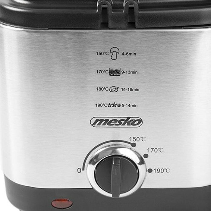 Friteuză Mesko MS 4910 Negru Argintiu 900 W 1,5 L