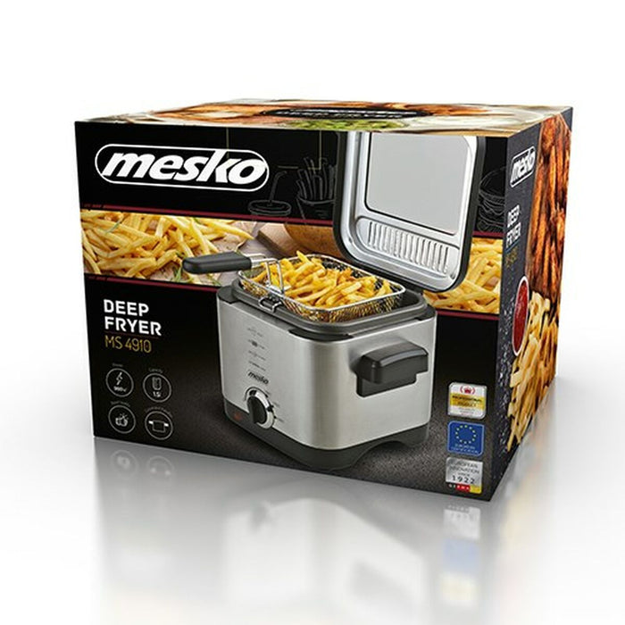 Friteuză Mesko MS 4910 Negru Argintiu 900 W 1,5 L