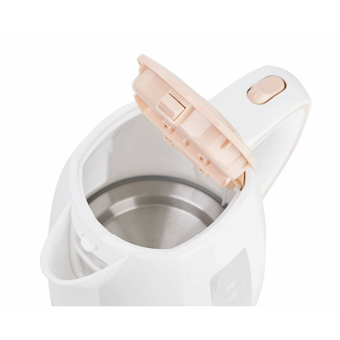 Fierbător de Apă și Ceainic Electric Adler AD 1264 Alb Riešutinė Oțel inoxidabil Plastic 2200 W 1,7 L