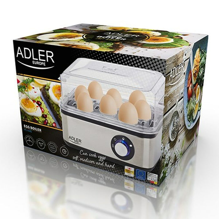 Fierbător de ouă Adler AD 4486 Negru 800 W