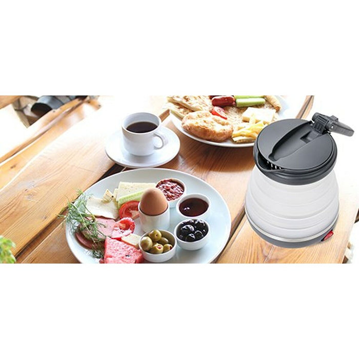 Fierbător Adler AD 1279 Alb Negru Plastic 750 W 0,6 L
