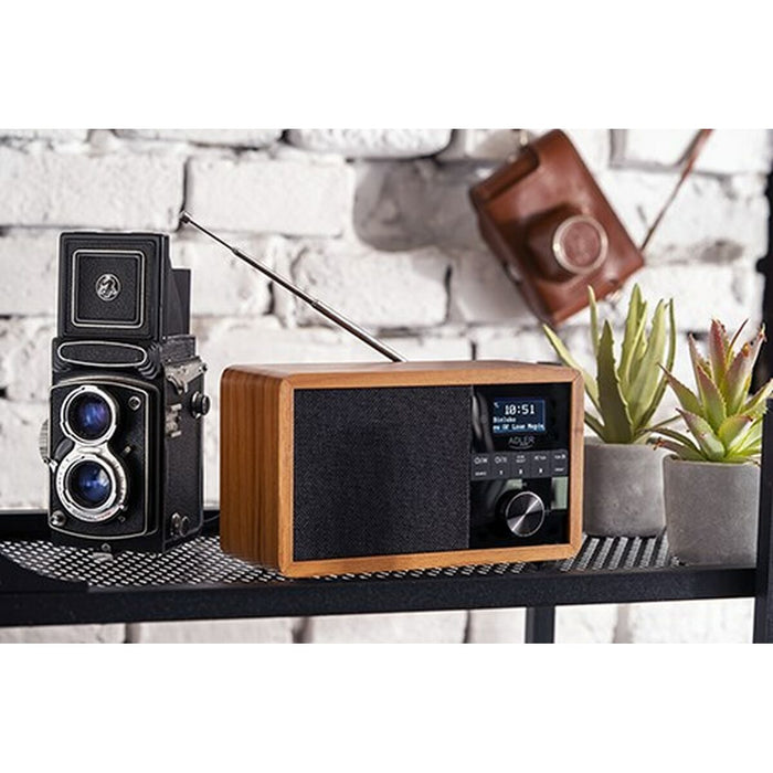 Radio Adler AD 1184 Negru Lemn