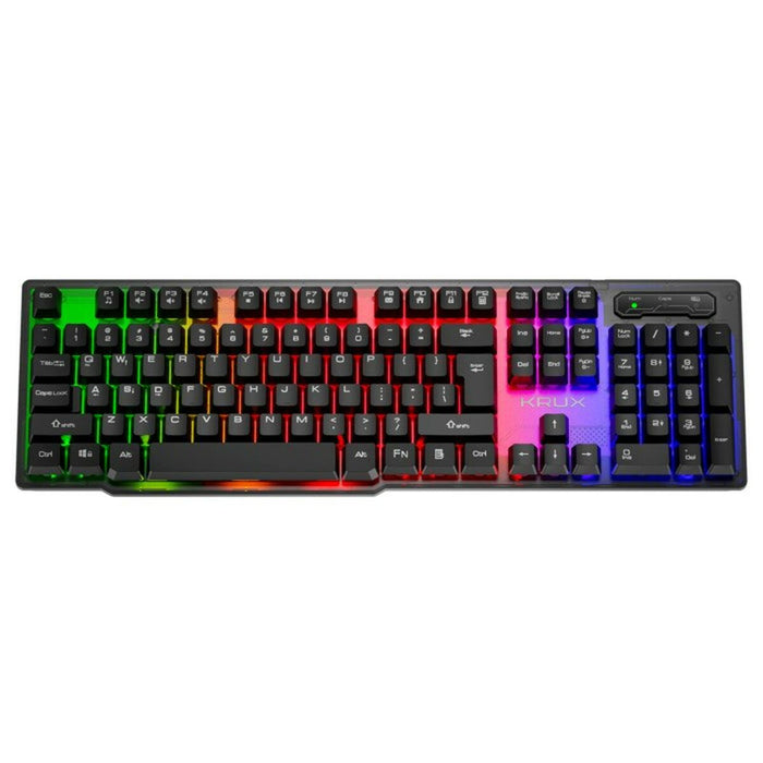 Tastatură Krux Solar Negru Multicolor QWERTY