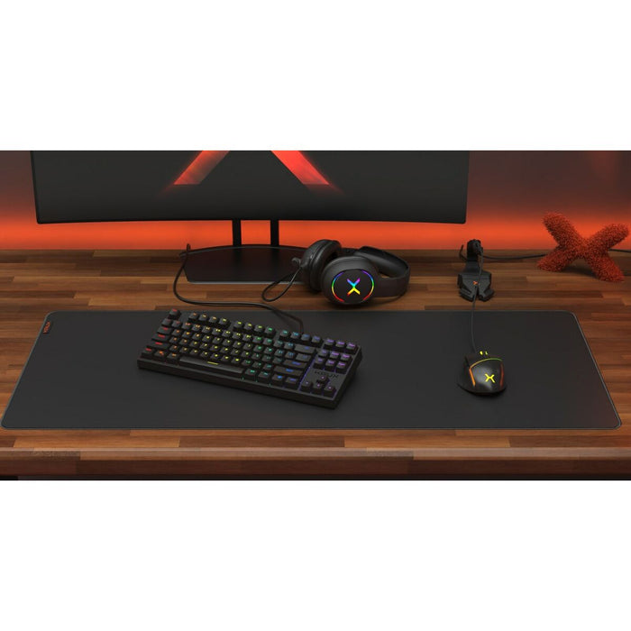 Tastatură Krux Atax PRO RGB Negru Engleză EEUU Maro QWERTY Qwerty US