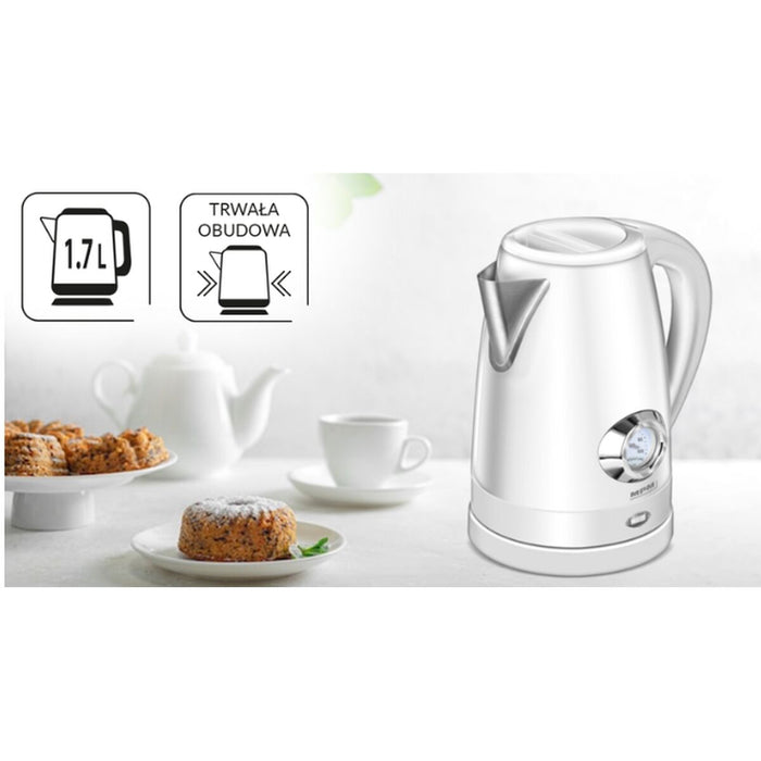 Fierbător Mpm MCZ-108 Alb Oțel inoxidabil 1500 W 1,7 L
