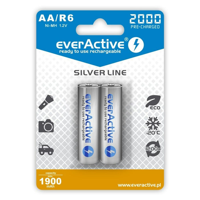 Baterii Reîncărcabile EverActive EVHRL6-2000 2000 mAh 1,2 V