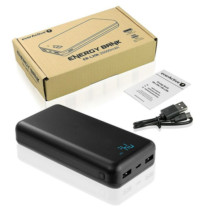Powerbank EverActive EB-L20k Negru 20000 mAh
