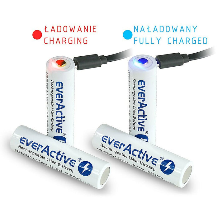 Baterie reîncărcabilă EverActive FWEV1865032MBOX 18650 3200 mAh 3,7 V