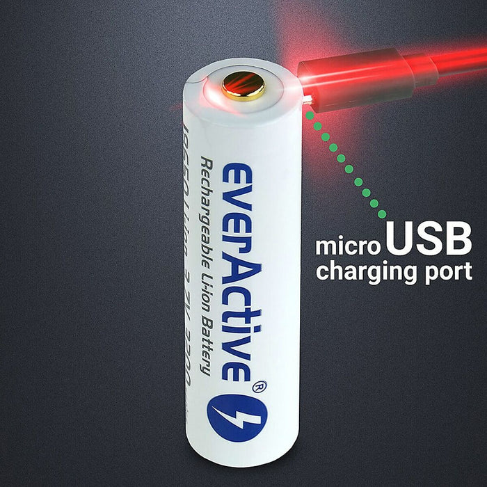 Baterie reîncărcabilă EverActive FWEV1865032MBOX 18650 3200 mAh 3,7 V