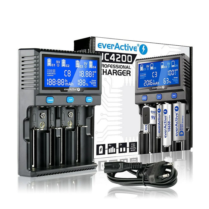 Încărcător de baterii EverActive UC-4200