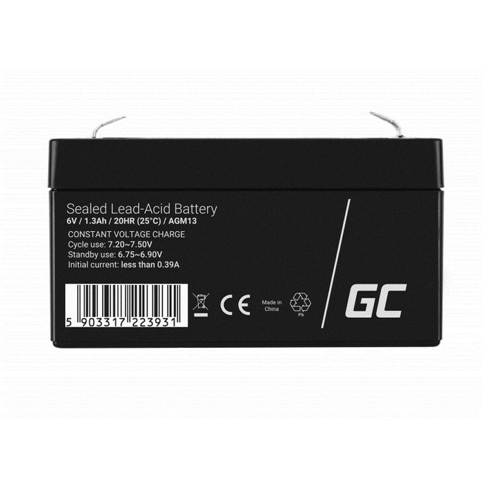 Baterie pentru Sistem de Alimentare Neîntreruptă Green Cell AGM13 1,3 Ah 6 V