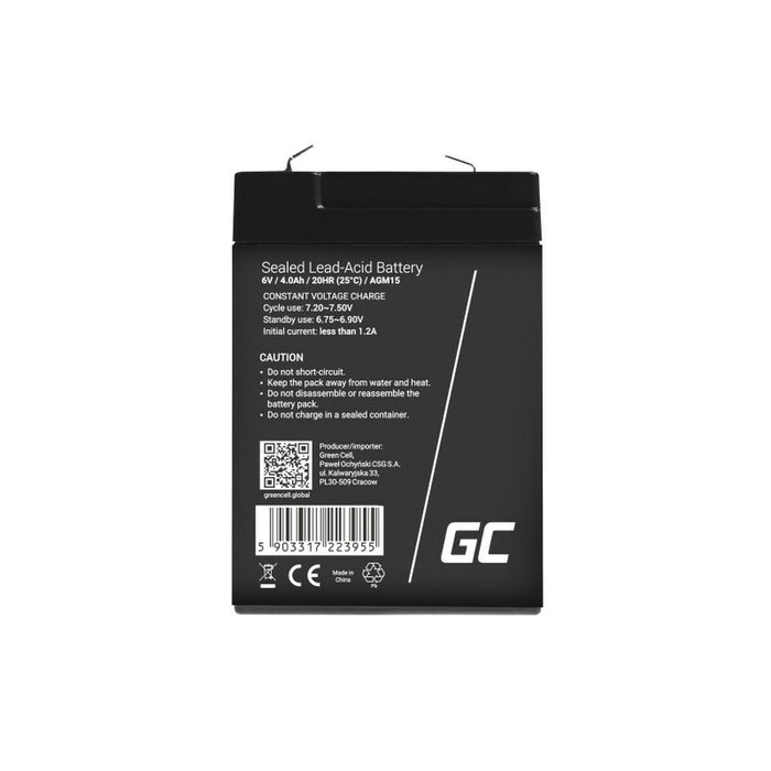 Baterie pentru Sistem de Alimentare Neîntreruptă Green Cell AGM15 4 Ah 220 V