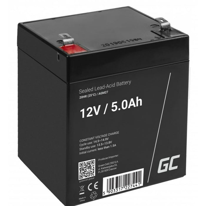 Baterie pentru Sistem de Alimentare Neîntreruptă Green Cell AGM27 5 Ah 12 V