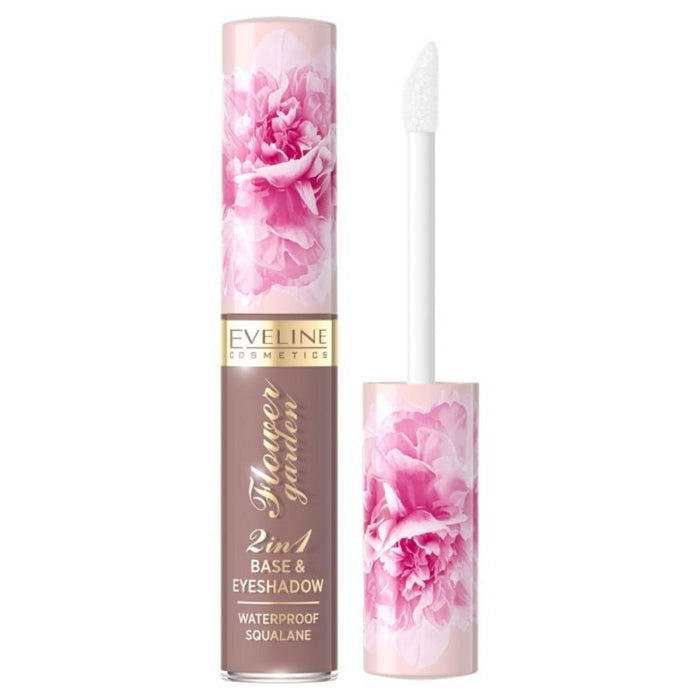 Fard de ochi lichid Eveline Cosmetics Flower Garden, rezistent la apă, nuanța 03, 6,5 ml