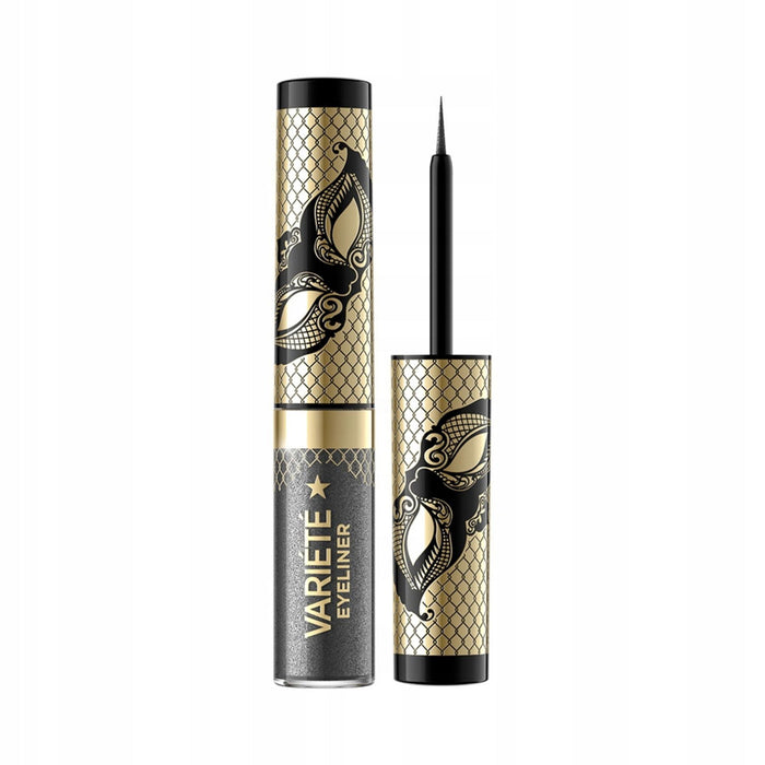 Tuș de ochi lichid Eveline Cosmetics Variete, sclipitor, nuanța 04 Silver Dust, 4 ml