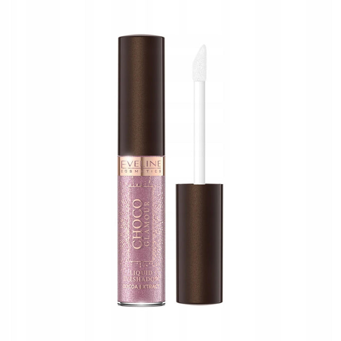 Fard de pleoape lichid Eveline Cosmetics Choco Glamour, mat, nuanța 4, 6,5 ml