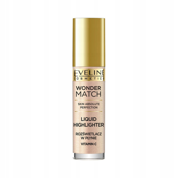 Iluminator lichid Eveline Cosmetics Wonder Match, cu vitamina C, nuanța 01, 4,5 ml