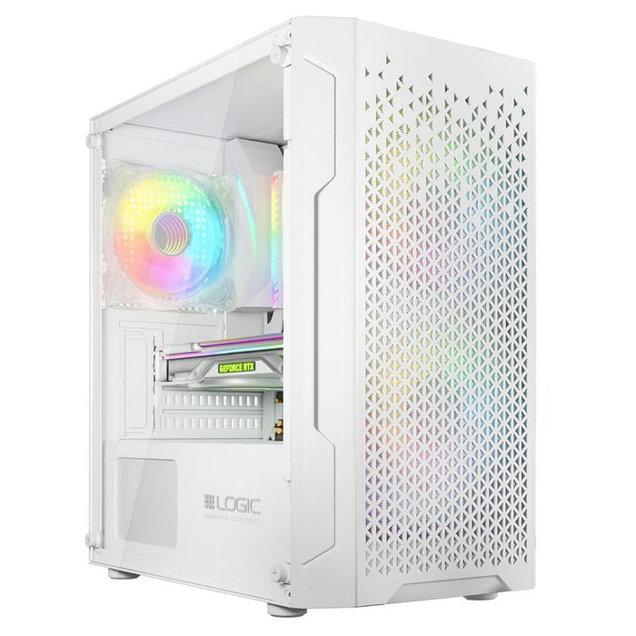 Unitate Semi-tower ATX Logic ARAMIS ARGB Alb