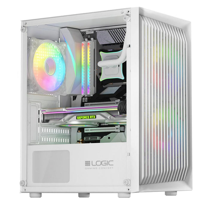 Unitate Semi-tower ATX Logic ATOS ARGB Alb