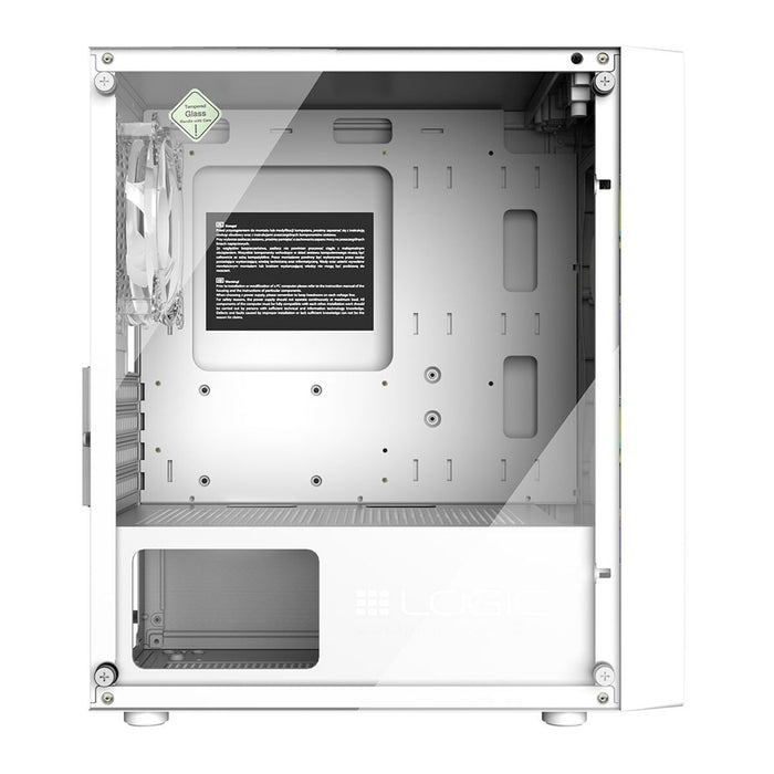 Unitate Semi-tower ATX Logic ATOS ARGB Alb