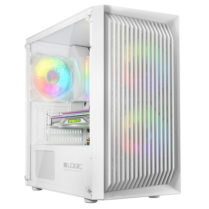 Unitate Semi-tower ATX Logic ATOS ARGB Alb