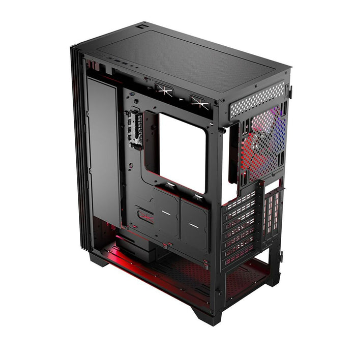 Unitate Semi-tower ATX Modecom AT-MISTRAL-MG-10-00ARGB-0002 Negru