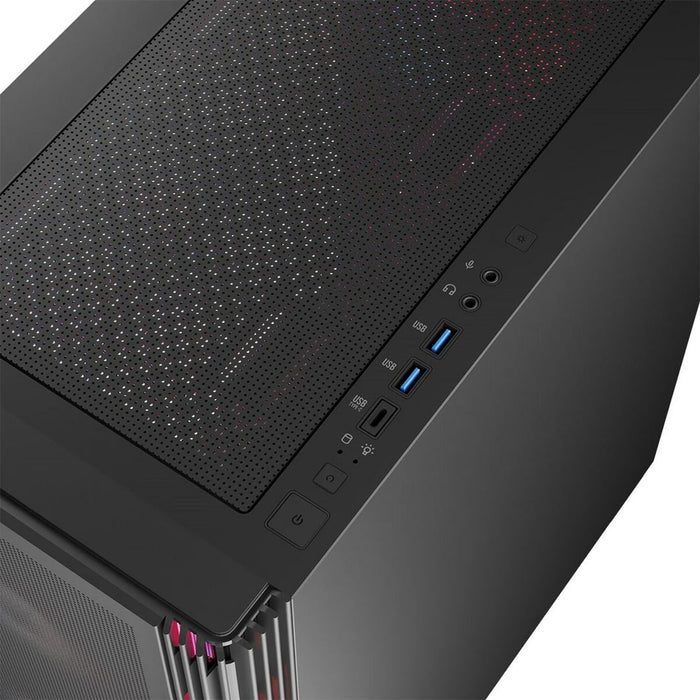 Unitate Semi-tower ATX Modecom AT-MISTRAL-MG-10-00ARGB-0002 Negru