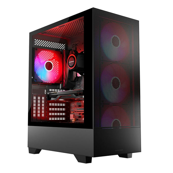 Unitate Semi-tower ATX Modecom AT-SIROCO-MG-10-00ARGB-0002 Negru