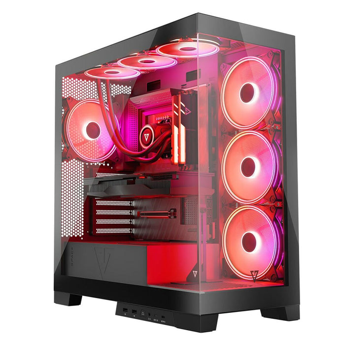 Unitate Semi-tower ATX Modecom Volcano SPACE APEX ARGB Negru