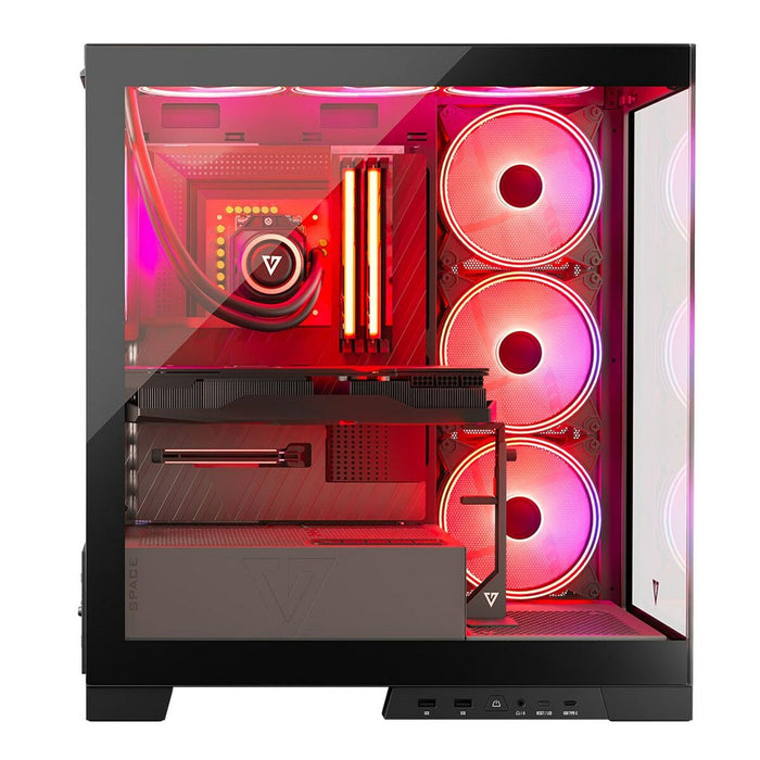 Unitate Semi-tower ATX Modecom Volcano SPACE APEX ARGB Negru