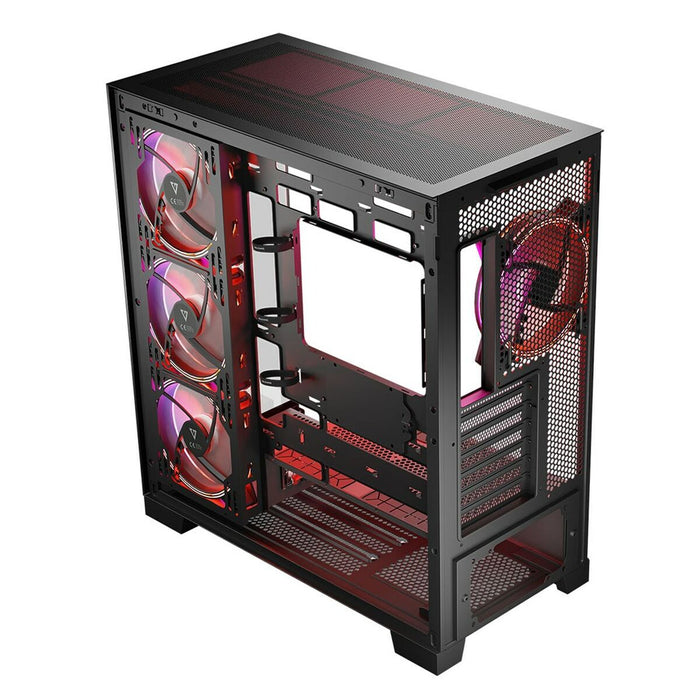 Unitate Semi-tower ATX Modecom Volcano SPACE APEX ARGB Negru
