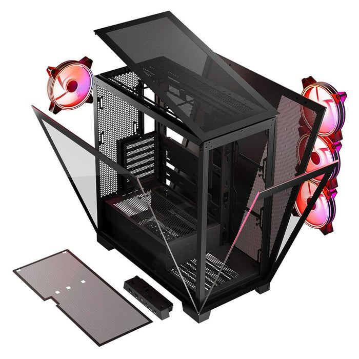 Unitate Semi-tower ATX Modecom Volcano SPACE APEX ARGB Negru