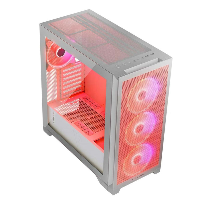 Unitate Semi-tower ATX Modecom VOLCANO EXPANSE S APEX ARGB Alb