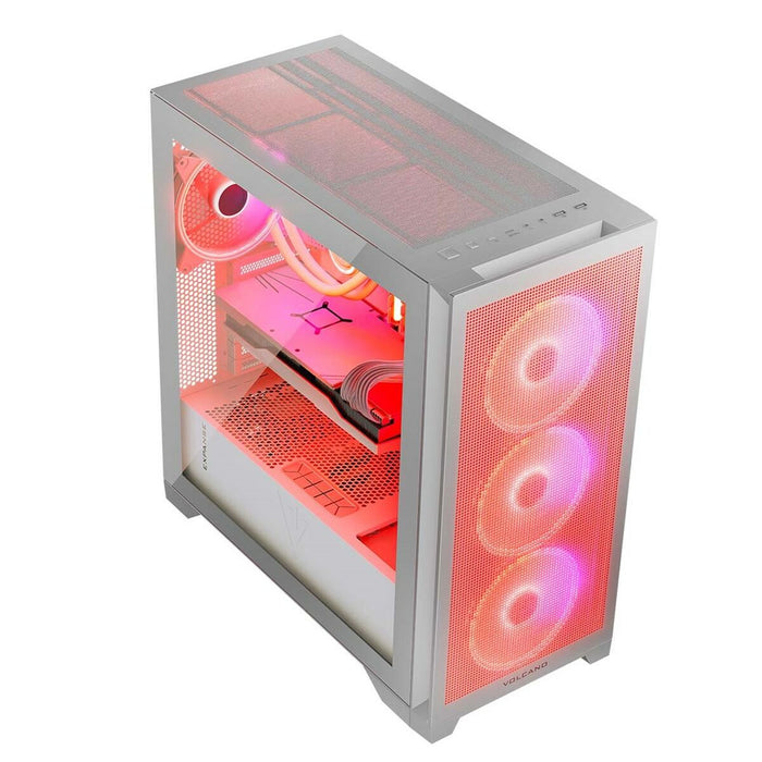 Unitate Semi-tower ATX Modecom VOLCANO EXPANSE S APEX ARGB Alb