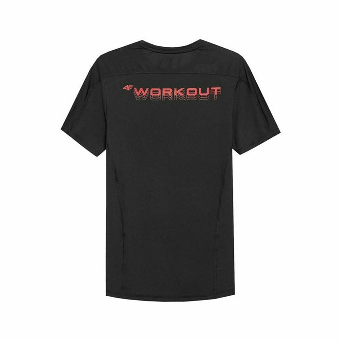 Tricou cu Mânecă Scurtă Bărbați 4F TSMF019  Negru