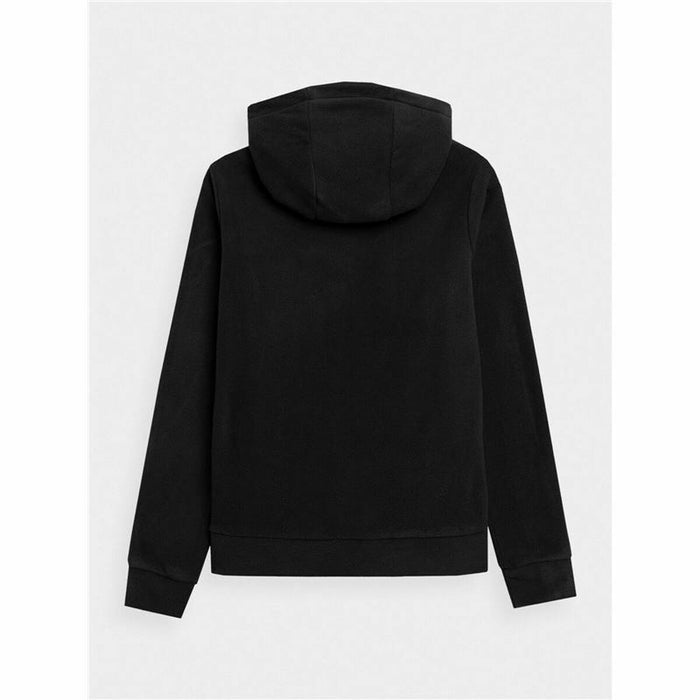 Hanorac cu Glugă Femei 4F Fleece Negru