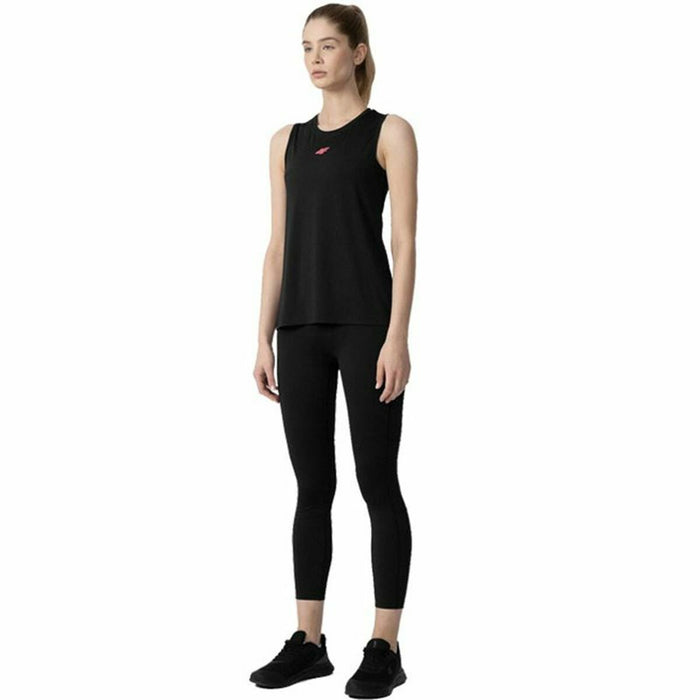 Pantaloni lungi de sport 4F Quick-Drying Negru Femeie