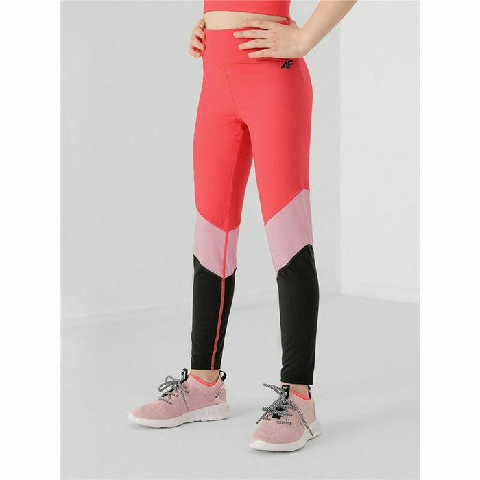 Colanți Sport pentru Copii 4F JSPDF003 Neon Roz