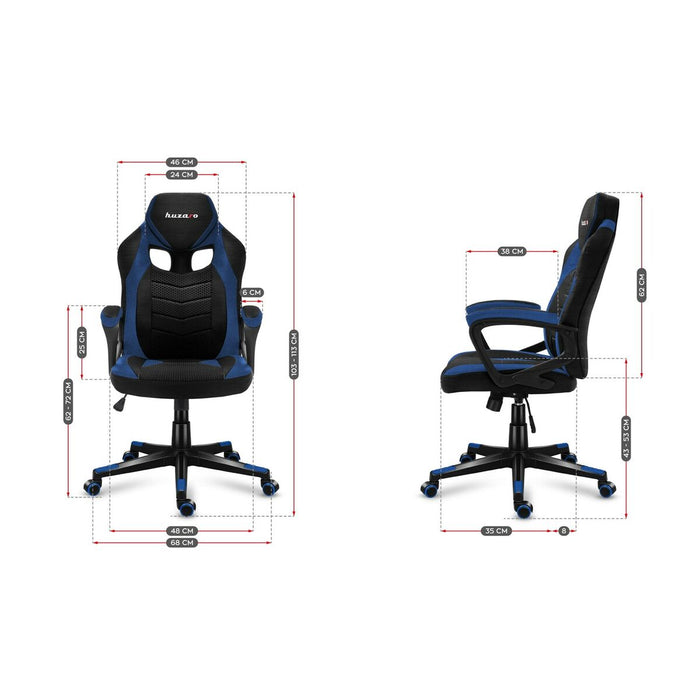 Scaun Gaming Huzaro FORCE 2.5 Albastru Negru